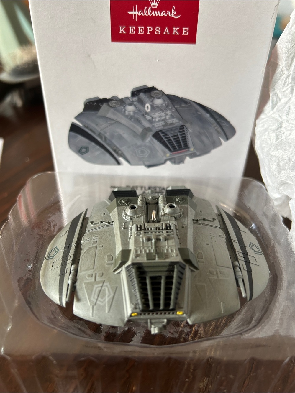 Hallmark Keepsake Battlestar Galactica Starship Ornament new in box